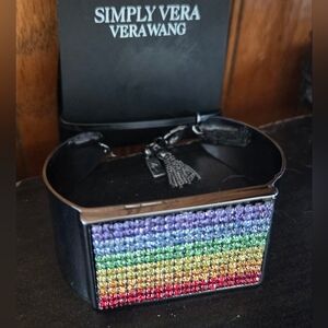 Simply Vera Vera Wang Rainbow Crystal Cuff Bracelet